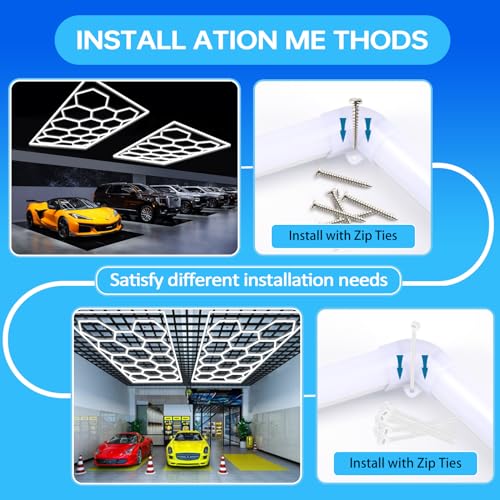 Hexagon LED Garage Light
