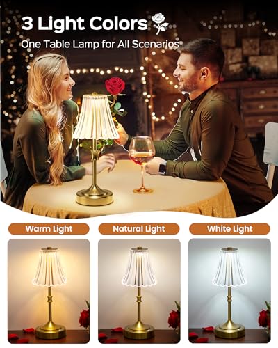 Vintage Cordless Table Lamp