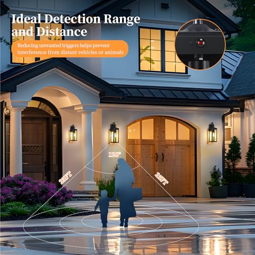 18'' Large Motion Sensor Outdoor Lights (2 Count)