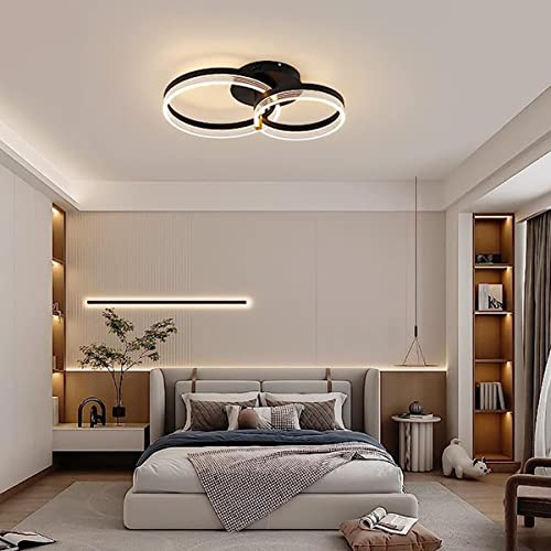 Chaners Ceiling Light Acrylic Ring Ceiling Light LED with Remote Control Dining Room Bedroom Lamp Living