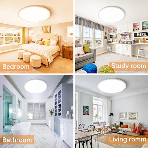 1PACK LED Flush Mount Ceiling Light Fixture