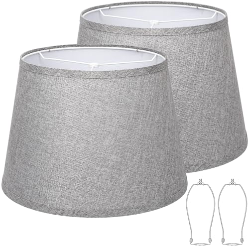 Large Drum Lamp Shades Set of 2