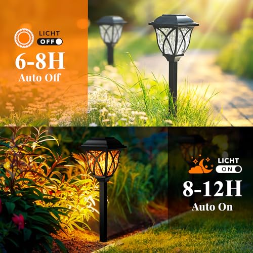 Solar Lights Outdoor Waterproof (6 Count)