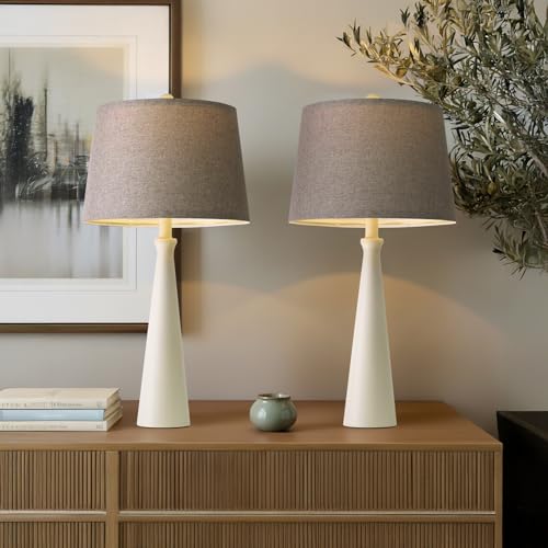25.75" Modern Table Lamp for Bedroom Set of 2 (2 Count)