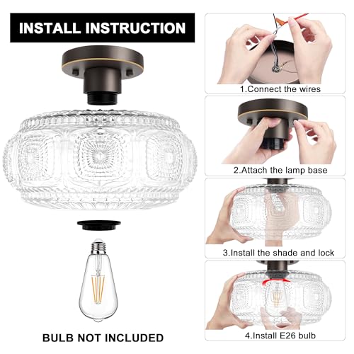 Semi Flush Mount Ceiling Light