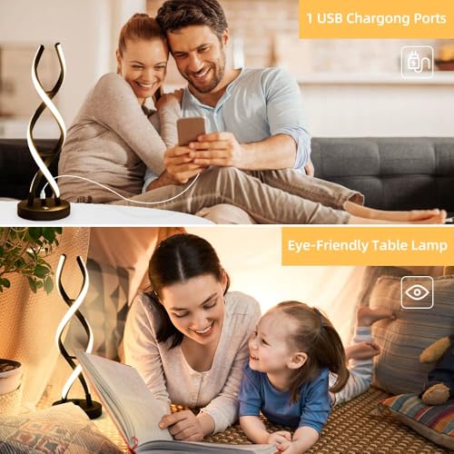 LED Modern Table Lamp (2 Count)