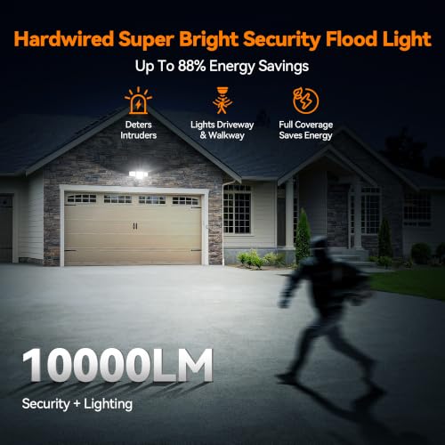 85W 10000LM Motion Sensor Outdoor Lights