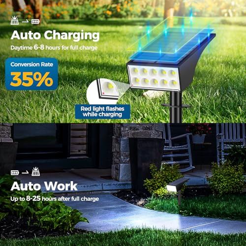 12 Pack Solar Spot Lights Outdoor Landscape Spotlights (12 Count)