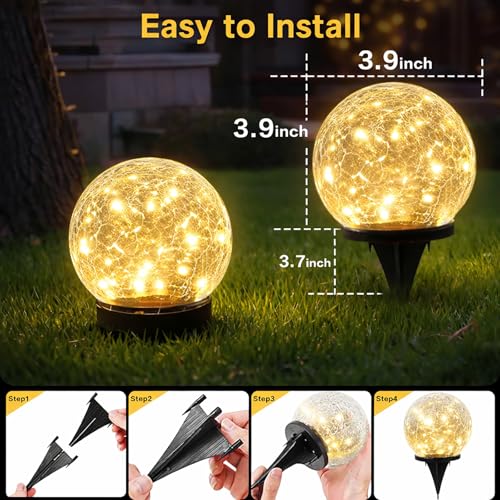 Solar Garden Lights Outdoor Waterproof