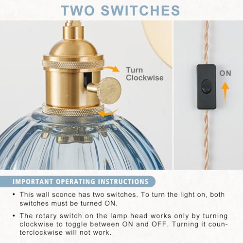 Plug in Wall Sconce
