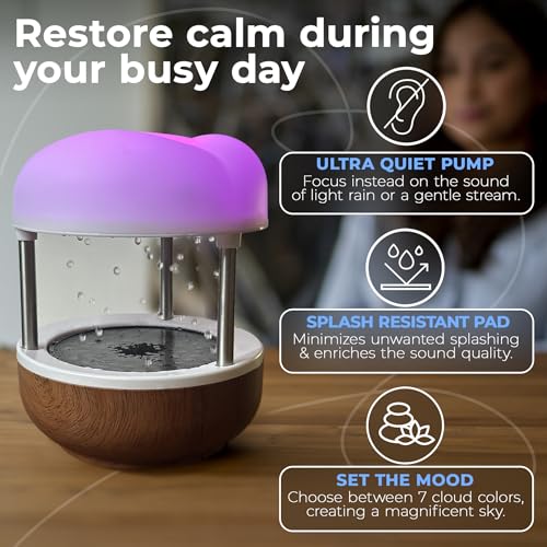 Calming Cloud’ Tabletop Water Fountain