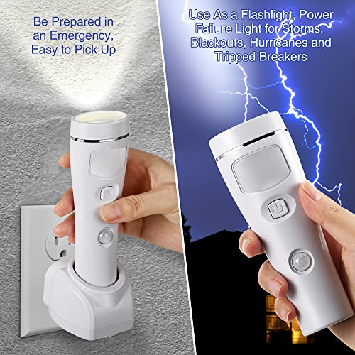 2 Pack 4 in 1 LED Emergency Lights for Home Power Failure (2 Count)