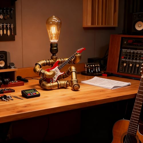 Cool Lamps Cool Industrial Guitar Lamp