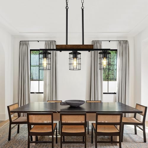 3 Light Farmhouse Kitchen Light Fixture