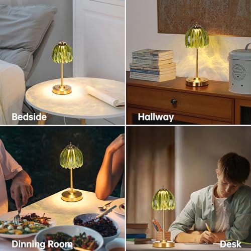 Tulip Table Lamp with 5000mAh Battery & Touch Control