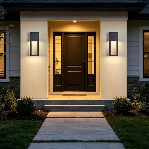 Outdoor Wall Sconce with Photocell Sensor