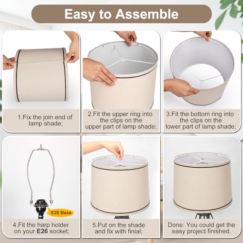 Drum Lampshades Set of 2