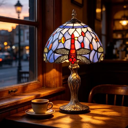8'' Stained Glass Table Lamp