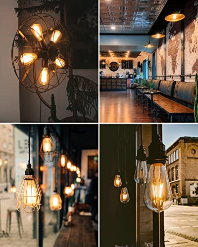 Dimmable E26 Edison LED Bulbs (6 Count)