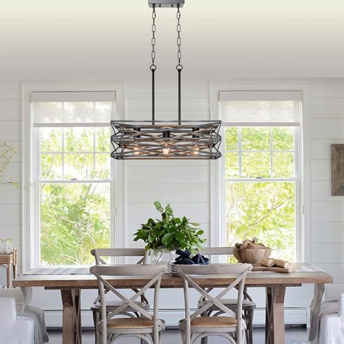 21''Farmhouse Dining Room Light Fixture