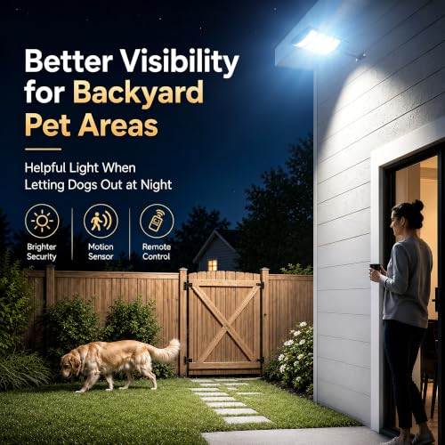Solar Security Lights Outdoor (2 Count)
