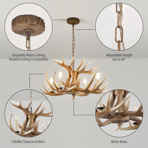 Deer Antler Chandelier Lighting