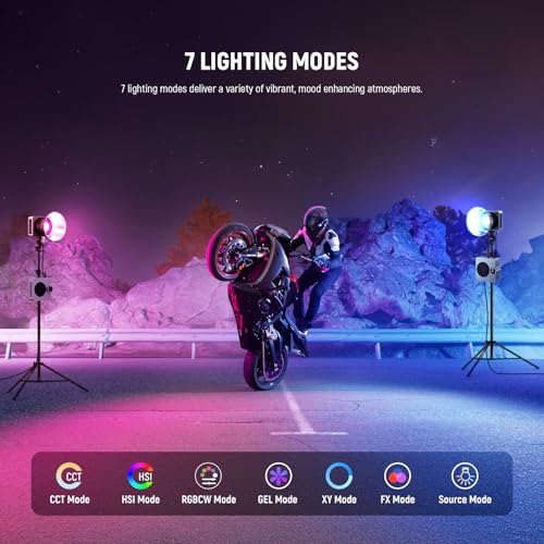 HS200C Portable RGB LED Video Light