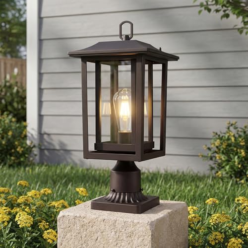 Oil Rubbed Bronze Outdoor Post Lights 2 Pack (2 Count)