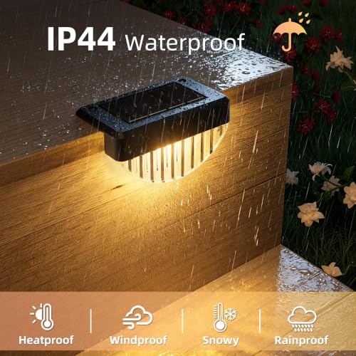 24 Pack Solar Deck Lights Outdoor (24 Count)