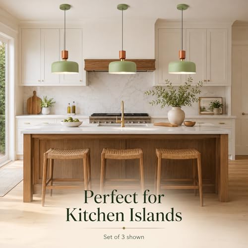 Modern Metal Green Pendant Light
