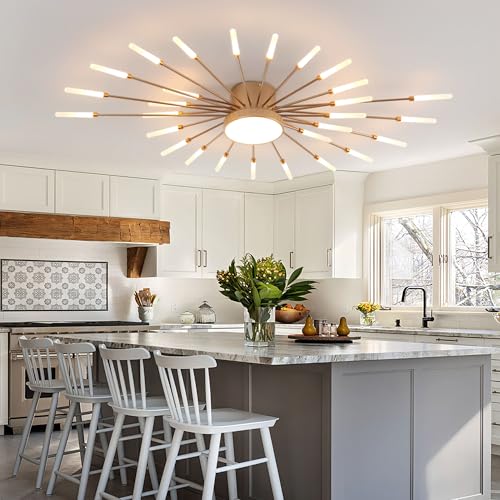 41.3 Inch Modern LED Flush Mount Ceiling Light