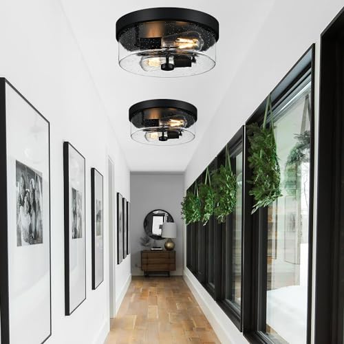 Black Flush Mount Ceiling Light Fixtures