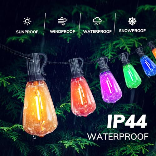 Outdoor String Lights Multicolor