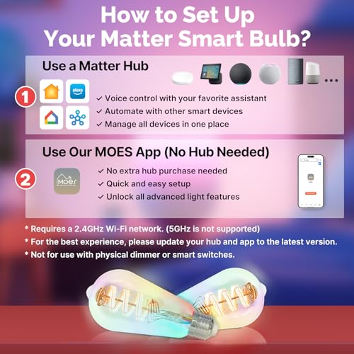 Matter Smart Bulb (2 Count)