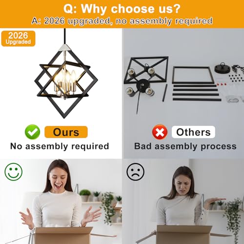 18" Modern Chandelier for Dining Room