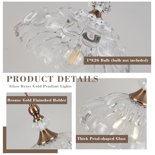 9.8" Small Vintage Pendant Lights for Kitchen Island