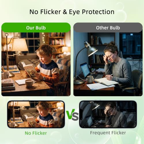 100W Equivalent A19 LED Light Bulbs 3000K (6 Count)