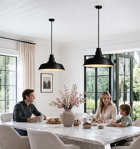 24" Oversized Barn Pendant Light
