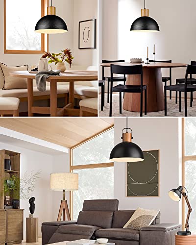 12" Hammered Metal Pendant Light
