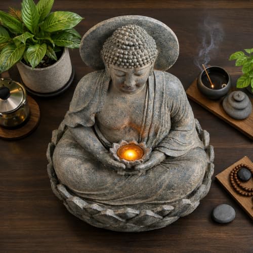 Buddha Zen Statue Water Fountain