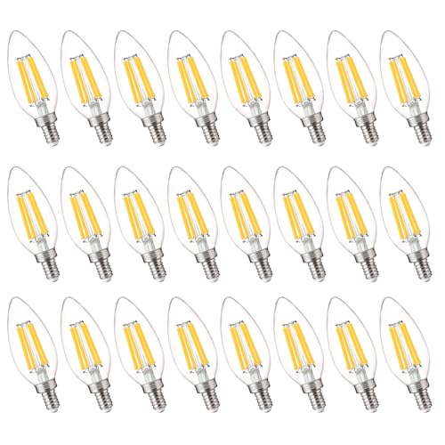 100W Equivalent Candelabra LED Bulbs 5000K Daylight (24 Count)