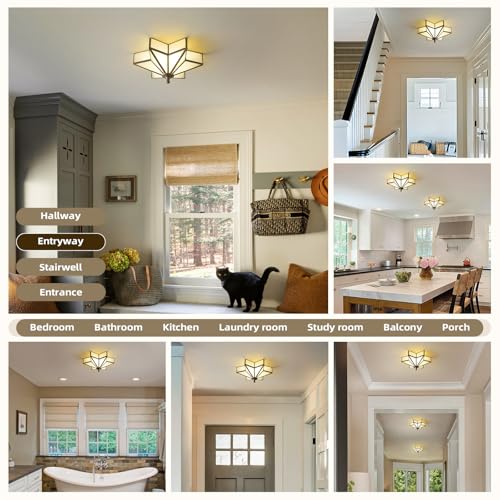Star Vintage Bronze Ceiling Light