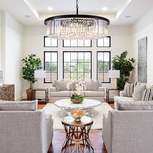 Black Crystal Chandelier
