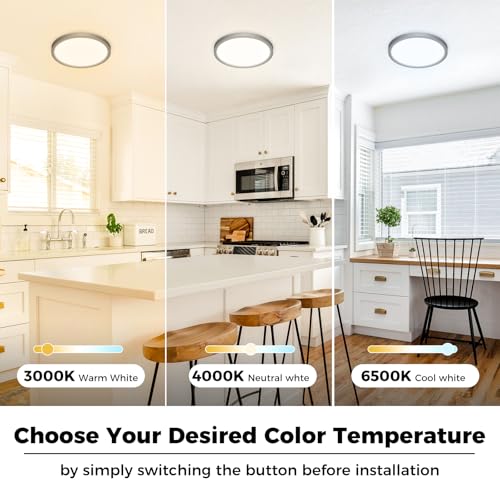 4Pack LED Ceiling Light Fixture 6.5 Inch (4 Count)