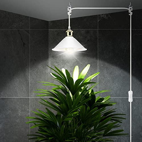 White Plug in Pendant Light