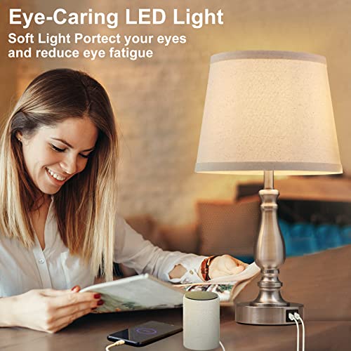 Lamps for Bedrooms Set of 2 (2 Count)