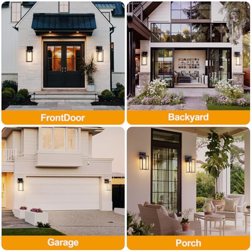 Porch Lights Outdoor Wall Light Fixture (2 Count)