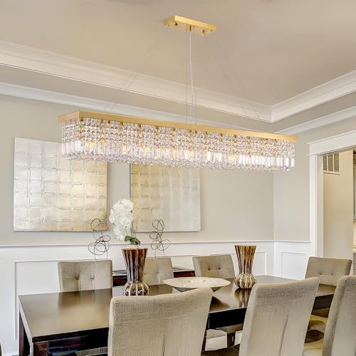 59 inch Modern Crystal Chandelier