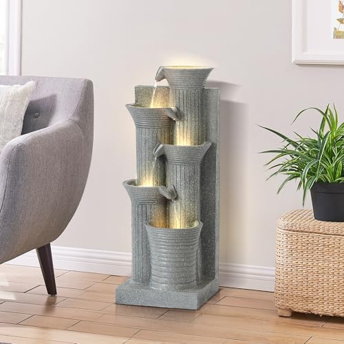 5 Tier Outdoor Indoor Water Feature Fountain