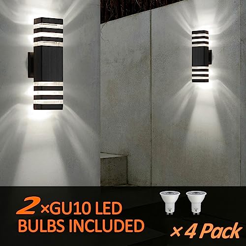 Up and Down Outdoor Lights 15'' Exterior Wall Lights (4 Count)